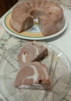 Foto resep Puding Marble Roti Tawar 🍞🍮