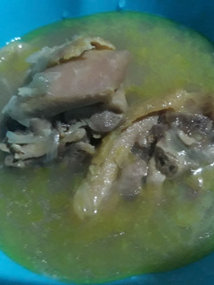 A picture of Chicken peppersoup.