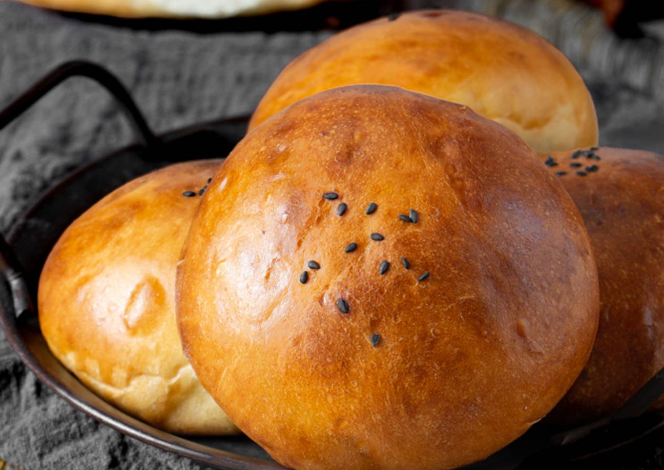 Quick Yeast Hamburger Buns
