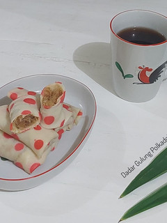 Foto resep Dadar Gulung Polkadot
