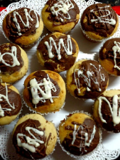 Una foto de Muffins marmolados