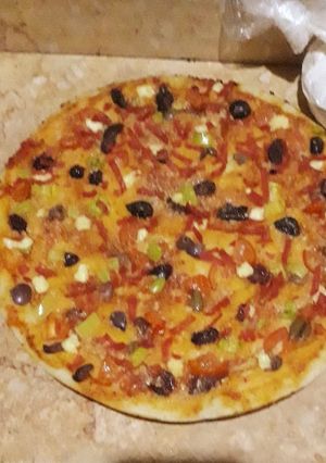 صورة لوصفة العجينه الايطالية الاصليه احلى بيتزا
