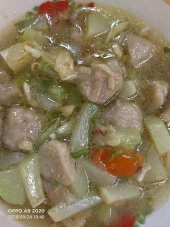 Cara Gampang Menyiapkan Resep Sop labu Siam pentol bakso yang Uenak Anti Ribet, Bikin Ngiler