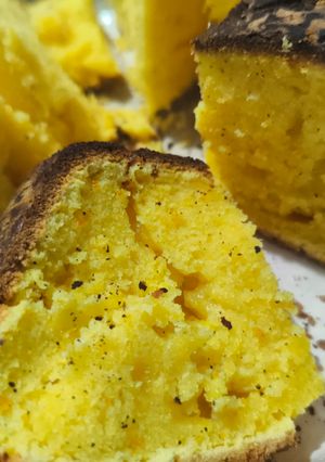 Una foto de Budín de mandarinas sin gluten