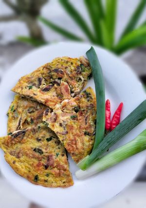 Foto resep Dadar Telur Ikan Sarden Kaleng