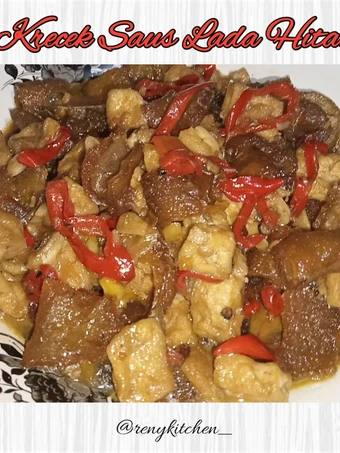 Cara Mudah Membuat Resep 51. Krecek Saus Lada Hitam yang Bisa Manjain Lidah Anti Ribet, Lezat