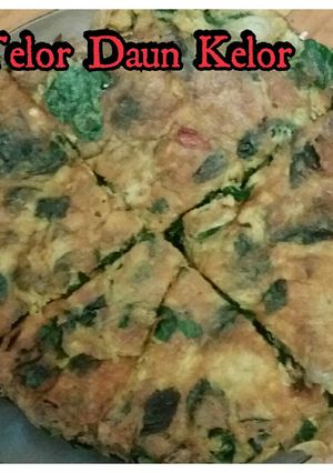 Foto resep Telor Dadar Daun Kelor
