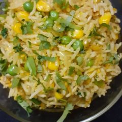 A picture of Sweet corn pulao.