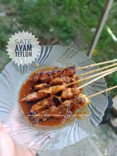 Foto resep Sate Ayam Teflon simple