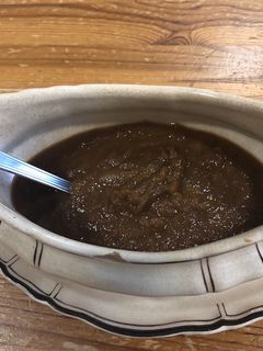 Una foto de Salsa para carne de soja y manzana en Thermomix