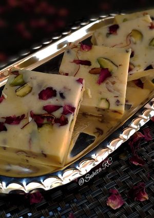 A picture of "Thandai Chocolate Fudge".