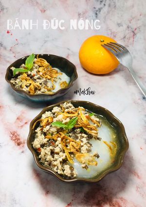Hình của món Bánh đúc nóng cho bé.