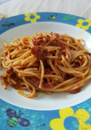 Foto resep Spaghetti bolognese ricecooker ala anak kost