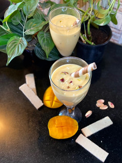 A picture of Creamy Mango Banana Smoothie.