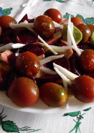 Una foto de Ensalada de remolacha
