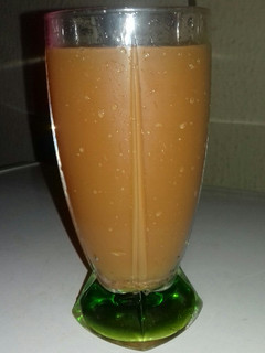 A picture of Carrot n apple juice.