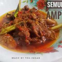 A picture of Semur ati ayam enakkk.