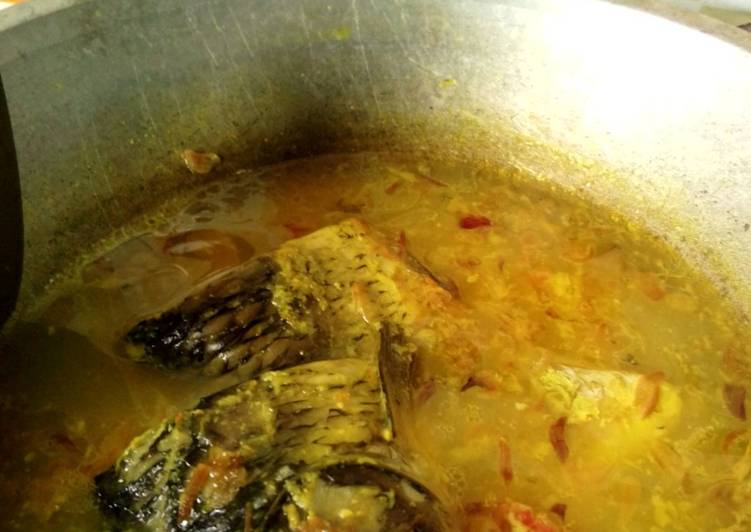 Ikan mas kuah kuning buat sii kecil