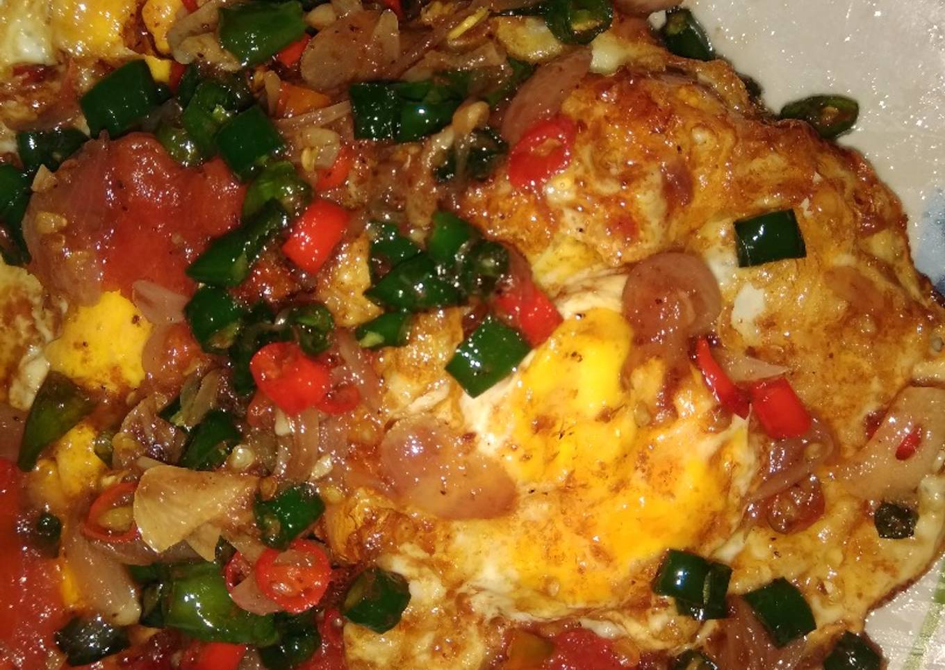 Telur tumis simple dan enak