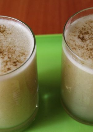 A picture of Raw Mango Panna /Juice With Jal jeera.