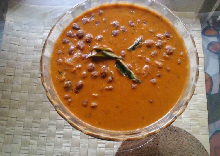 Recipe of Quick Kadala Curry (bengal Gram Curry)
