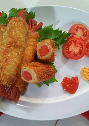 Foto resep Roti gulung sosis yummy