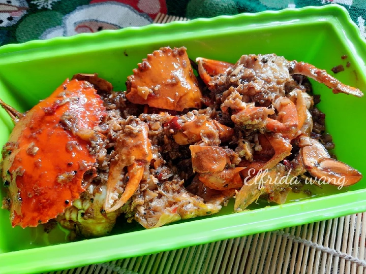 Cara Mudah Menyiapkan Resep Kepiting saus lada hitam yang Menggugah Selera Anti Ribet, Lezat Sekali