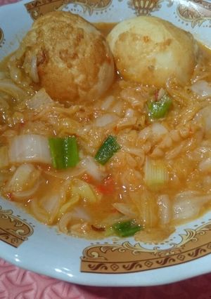 Foto resep Sawi Putih & Telur Masak Pedas