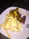 Fried over roped plantain