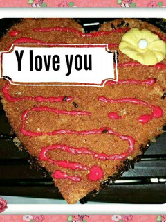 Una foto de Pastel de San Valentín