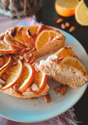 Foto di Torta di Albumi, Arancia e Mandorle