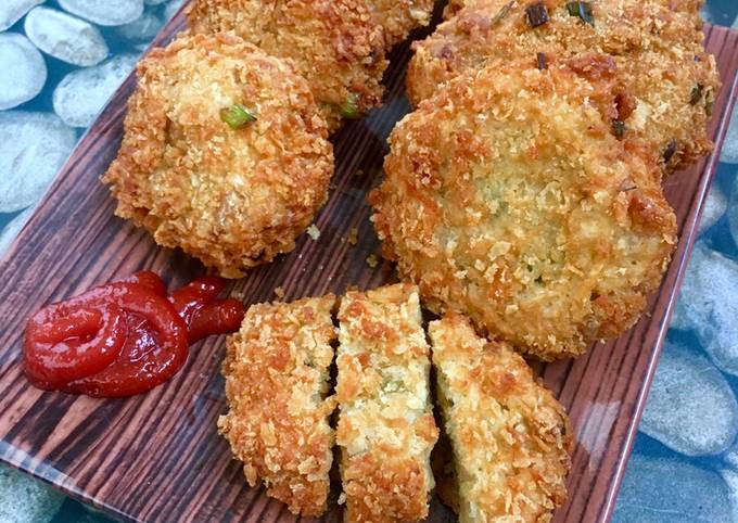 Tempeh Katsu / kroket tempe #MenuMPASI #MenuGTMAnak