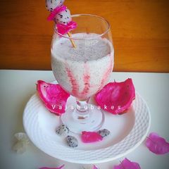 Dragon Fruit and Almond Smoothie A picture of Dragon Fruit and Almond Smoothie.