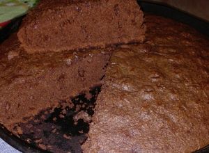 Una foto de Torta de chocolate ☺ ☁ suave 💯pre suave☁