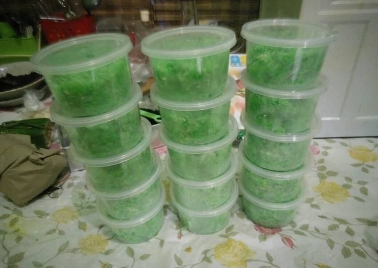 Langkah Mudah untuk Membuat Tape ketan ijo khas magelang Anti Gagal
