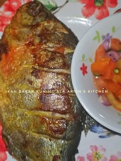 Foto resep Bawal bakar bumbu kuning