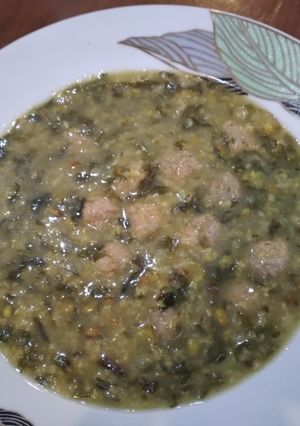عکسی از دستور سوپ ماش (شوربا)