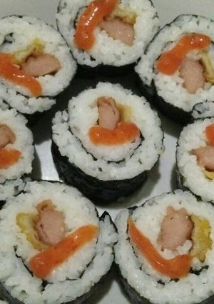 Foto resep Sushi Roll/Kimbap simple no mirin no cuka
