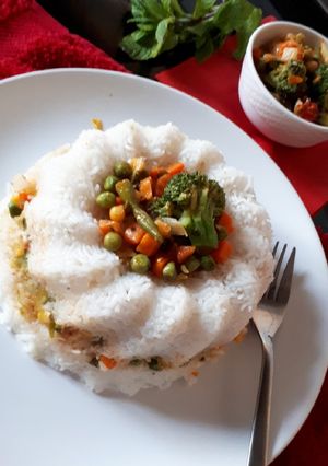 A picture of Designer Veg pulao.