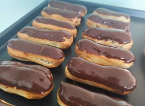 Une photo de #cuisineravecamour les éclairs au chocolat #dessert de #fevrier