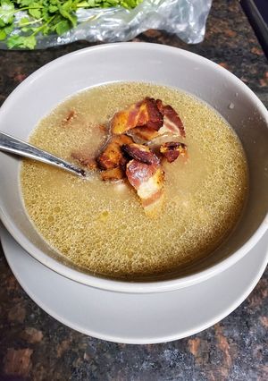 Una foto de Carne en su jugo