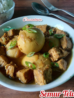 Foto resep Semur Telur Tempe