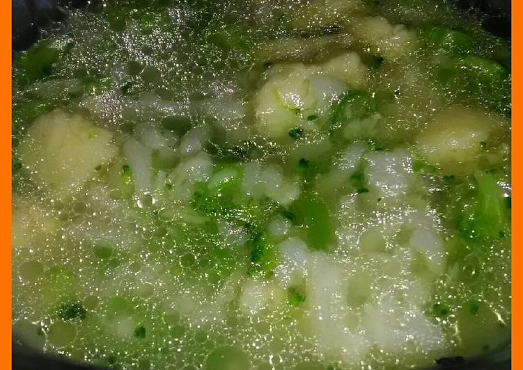 Mpasi gurame sop ijo