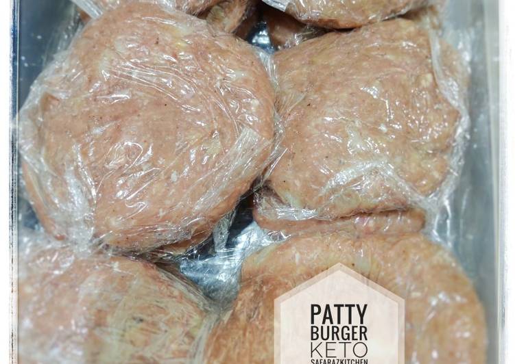 Patty Burger Keto dan Tips Penyimpanan