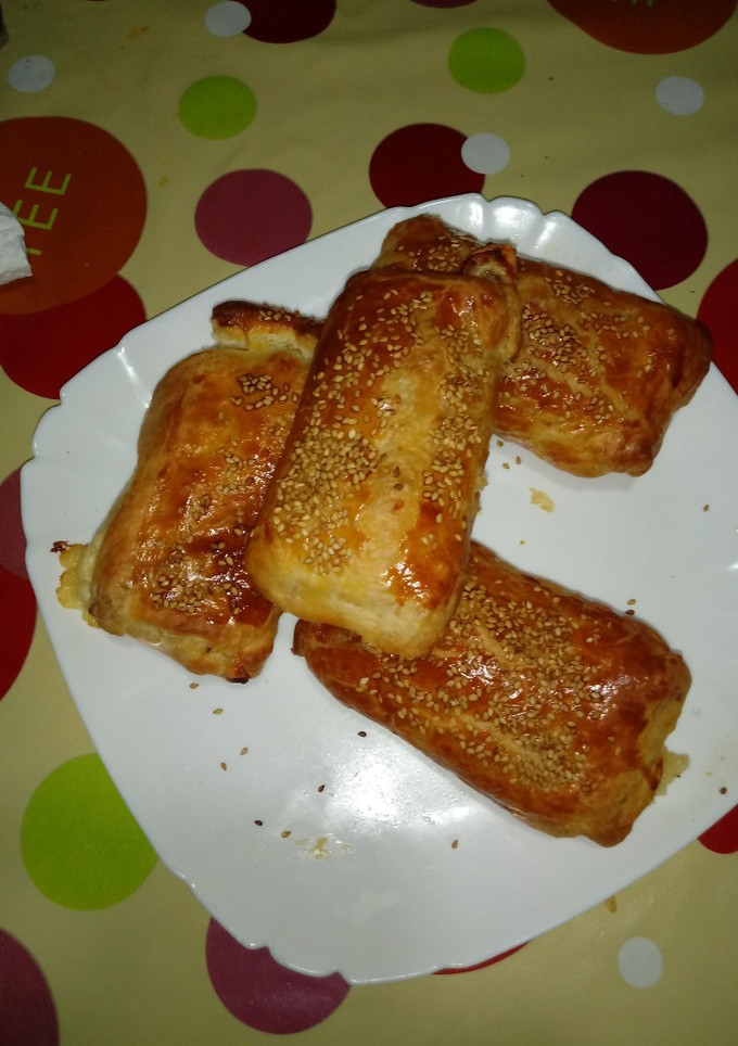 Una foto de Napolitanas de jamón ibérico y queso de rulo de cabra