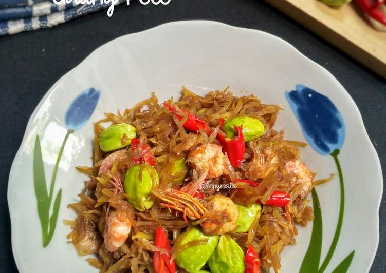 Tumis Pepaya Udang Petai