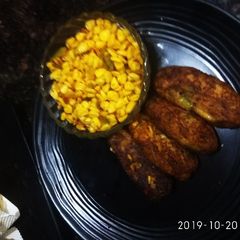 A picture of Corn kabab.