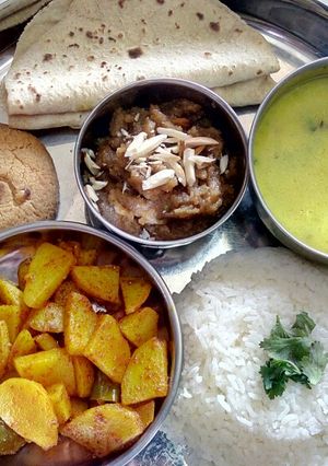 A picture of Satvik dish.