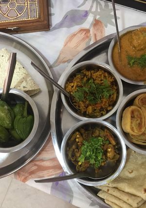 A picture of Spinach Cheese Kofta Curry.