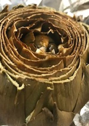 Una foto de Alcachofas en Airfryer Cosori